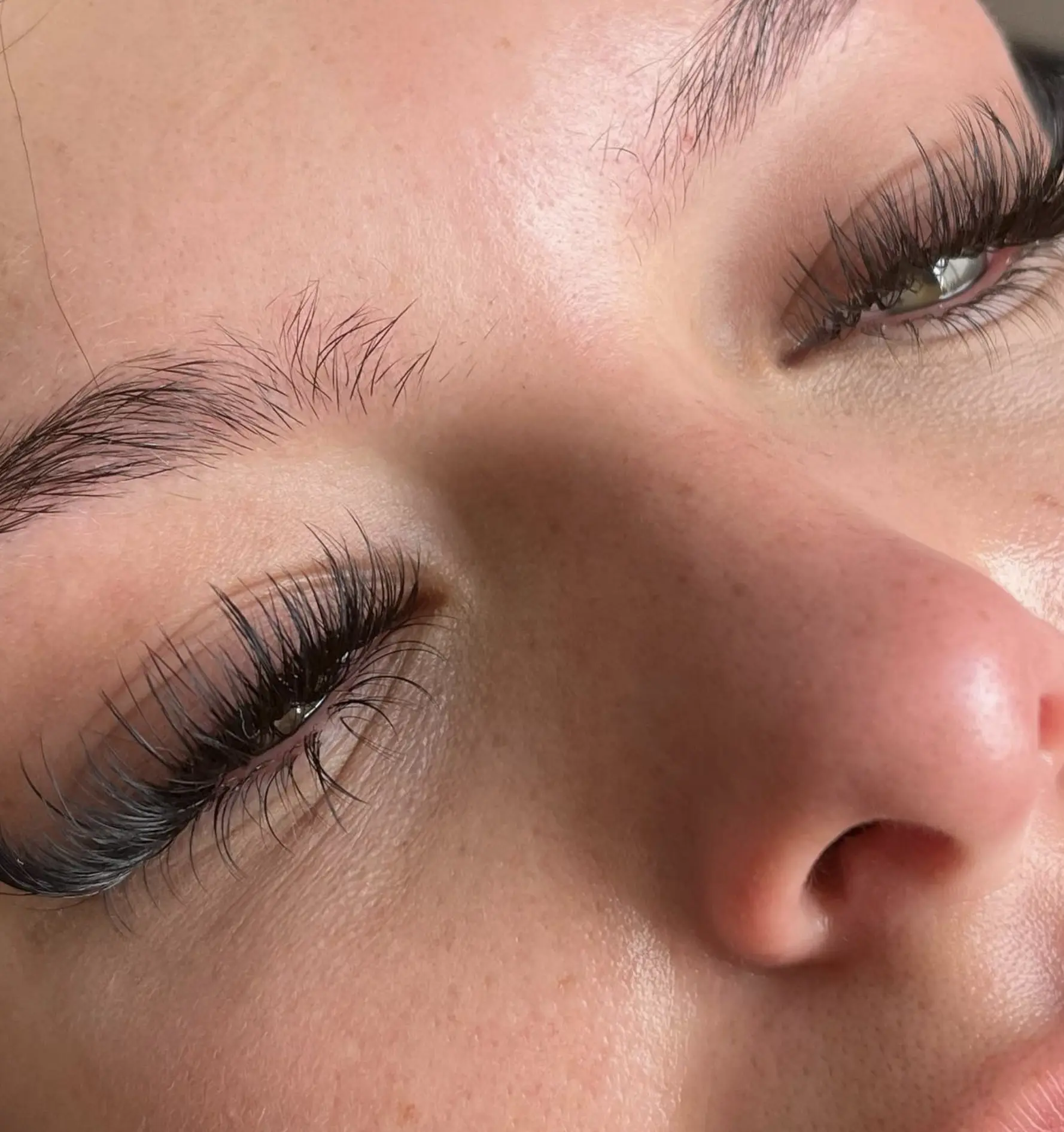 what curl looks natural lash extensions